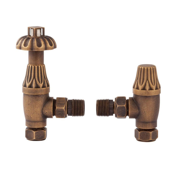 hudson-reed-antique-brass-angled-thermostatic-radiator-valves--lockshield-rv006-