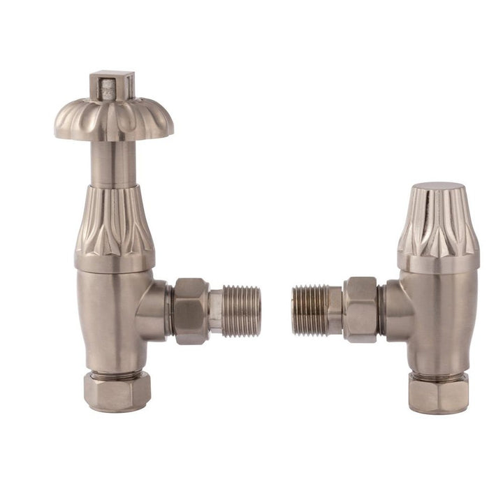 hudson-reed-satin-nickel-angled-thermostatic-radiator-valves--lockshield-rv009-