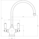 astini-venice-chrome-twin-lever-kitchen-sink-mixer-tap-hk513-