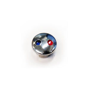 Chrome Kitchen & Bathroom Tap Temperature Badge