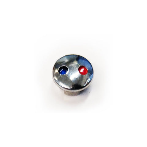 Chrome Kitchen & Bathroom Tap Temperature Badge