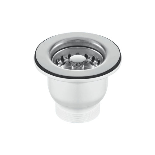 Rangemaster Chrome 1.0 Belfast Sink 65mm Basket Strainer Waste Kit