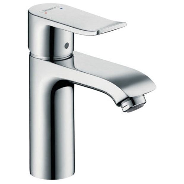 Hansgrohe Metris Chrome Single Lever Basin Mixer Tap 110 Without Waste
