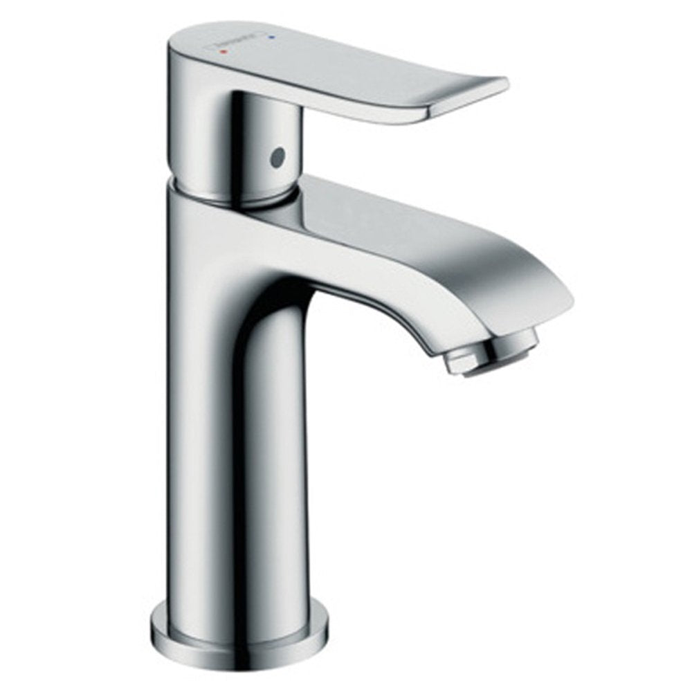 Hansgrohe Metris Chrome Single Lever Basin Mixer Tap 100 Without Waste