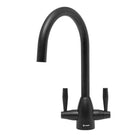 caple-avel-black-stainless-steel-dual-lever-kitchen-sink-mixer-tap-ave2bk-