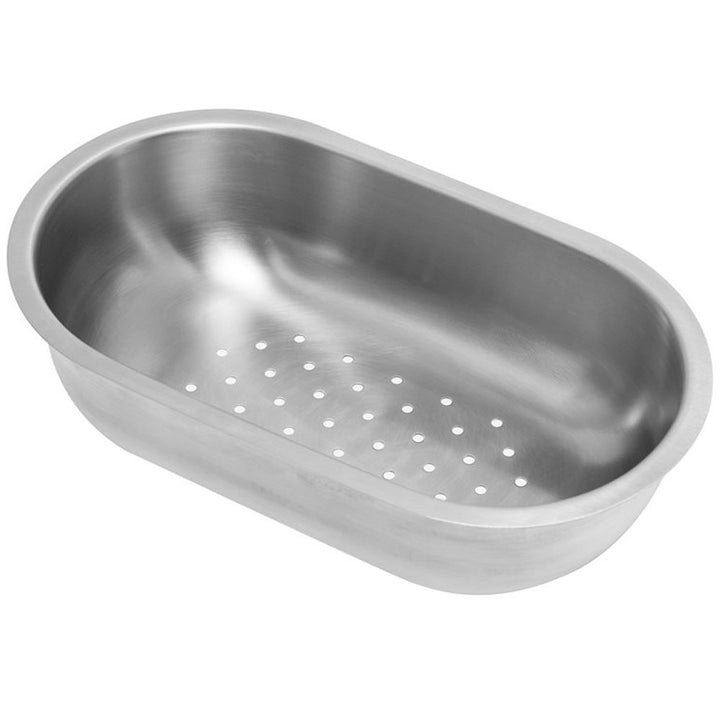 Stainless steel oval undermount kitchen sink