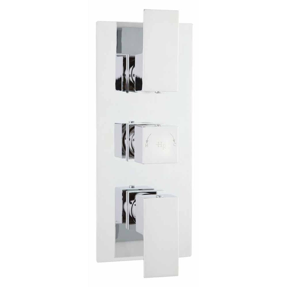 Hudson Reed Chrome Art Triple Thermostatic Shower Valve With Diverter - ART3212