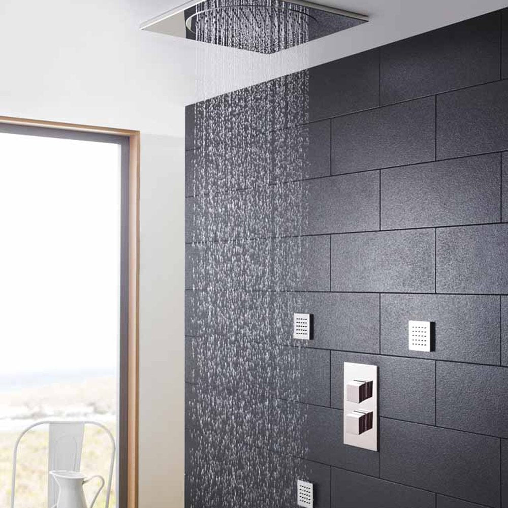 Hudson Reed Chrome Art Triple Thermostatic Shower Valve With Diverter - ART3212