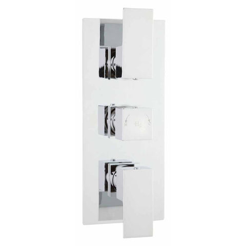 Hudson Reed Chrome Art Triple Thermostatic Shower Valve - ART3211