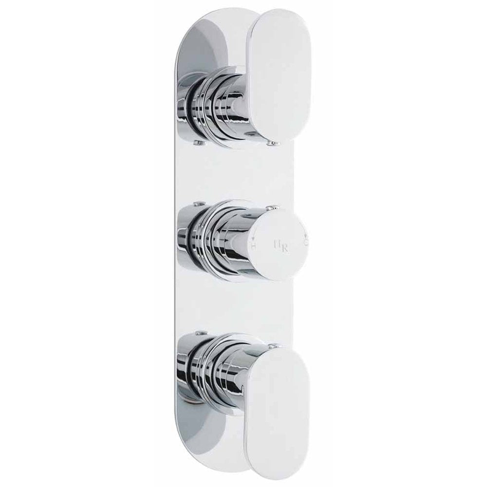 Hudson Reed Chrome Reign Triple Thermostatic Shower Valve With Diverter - REI3417