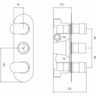 hudson-reed-chrome-reign-triple-thermostatic-shower-valve-with-diverter---rei3417-