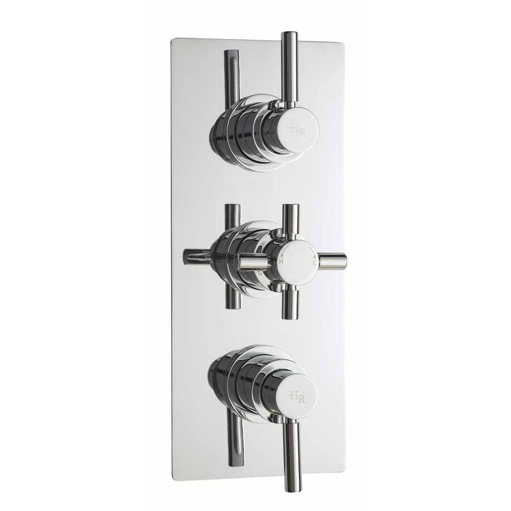 Hudson Reed Chrome Tec Pura Triple Thermostatic Shower Valve - A3003