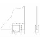hudson-reed-wetroom-shower-screen-support-foot---wrsf001-