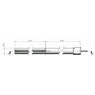 hudson-reed-wetroom-shower-screen-ceiling-post-3000mm---wrsf002-
