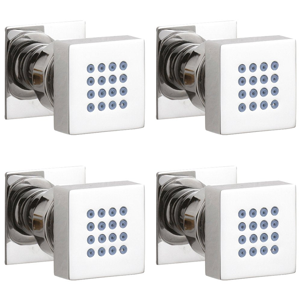 Hudson Reed Chrome 4 Pack Square Body Jets - A354X4