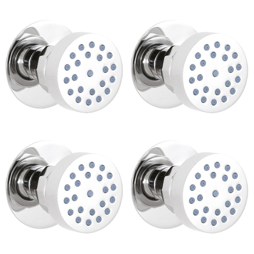 Hudson Reed Chrome 4 Pack Round Sheer Body Jets - A355X4