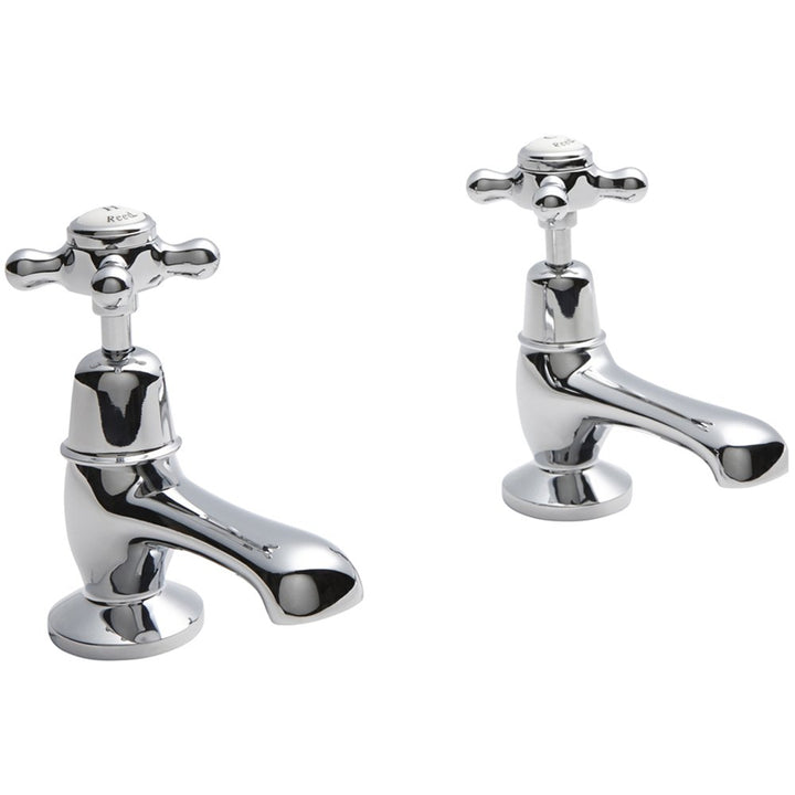 hudson-reed-topaz-white-crosshead-dome-collar-basin-taps---bc301dx-