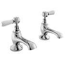 hudson-reed-topaz-white-lever-hexagonal-collar-bath-taps---bc302hl-