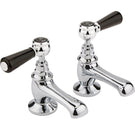 hudson-reed-topaz-black-lever-hexagonal-collar-basin-taps---bc401hl-
