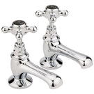 hudson-reed-topaz-black-crosshead-hexagonal-collar-basin-taps---bc401hx-