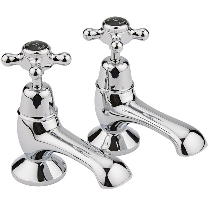 hudson-reed-topaz-black-crosshead-dome-collar-bath-taps---bc402dx-
