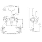 hudson-reed-topaz-black-crosshead-dome-collar-bath-shower-mixer-tap--shower-kit---bc404dx-