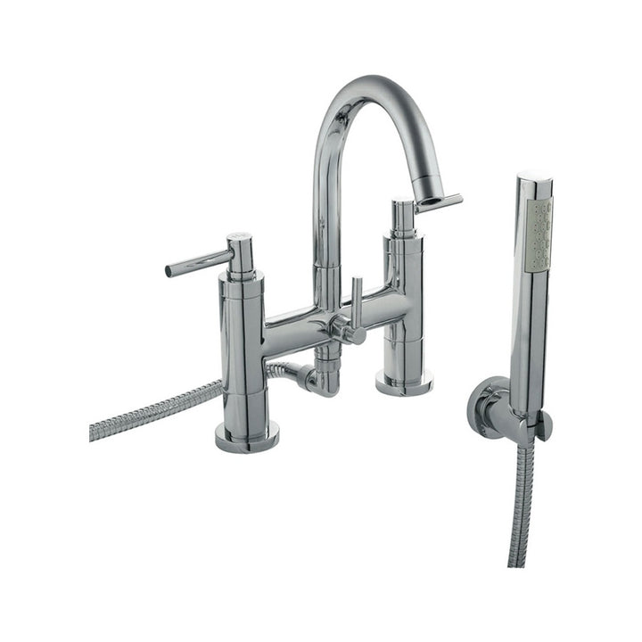hudson-reed-tec-lever-swivel-spout-bath-shower-mixer-tap--shower-kit---tel354-