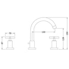 hudson-reed-tec-crosshead-swivel-spout-3-hole-basin-mixer-tap--pop-up-waste---tex337-