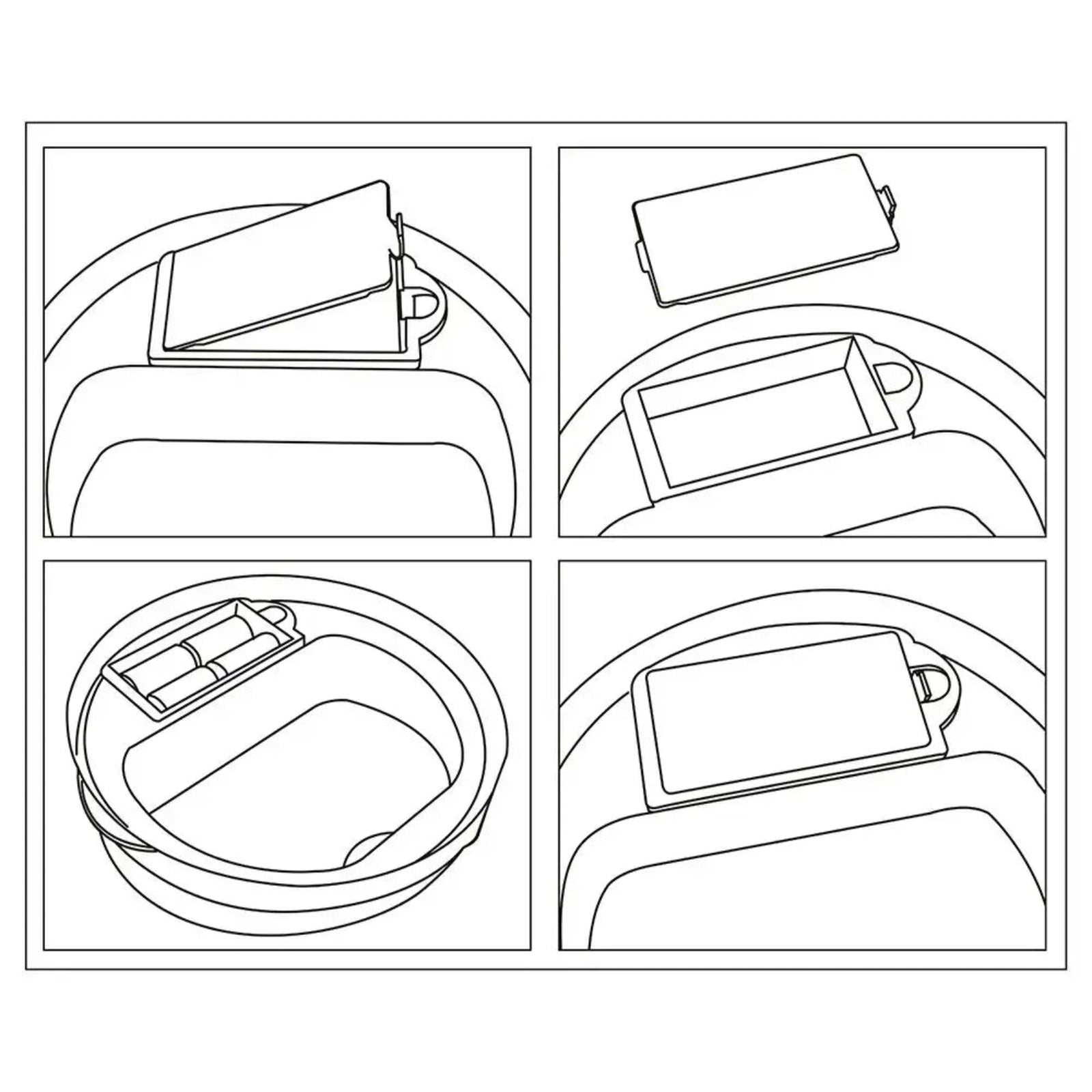 Inmotion LB Model Sensor Bin Replacement Battery Cover