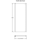 nuie-pacific-1000mm-chrome-shower-enclosure-side-panel-