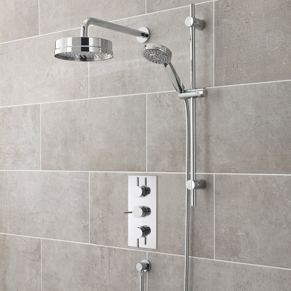 Hudson Reed Tec 8 Inch Fixed Shower Head 200mm - HEAD01