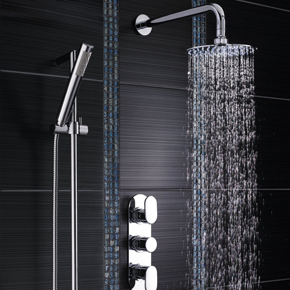 Hudson Reed Round Fixed Shower Head 200mm - A3082