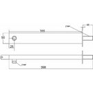 hudson-reed-large-rectangular-wall-mounted-shower-arm---arm12-