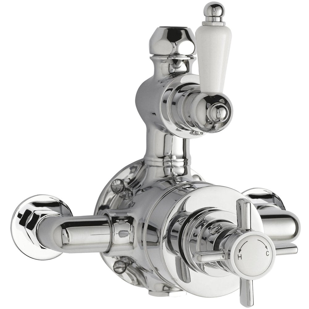 Nuie Edwardian Twin Thermostatic Shower Valve - A3056