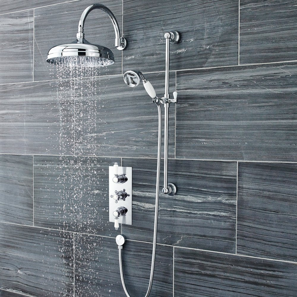 Nuie Victorian Triple Thermostatic Shower Valve - ITY315
