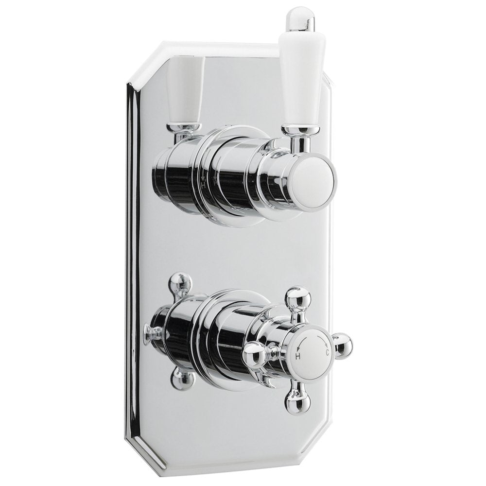 Nuie Victorian Twin Thermostatic Shower Valve - ITY316