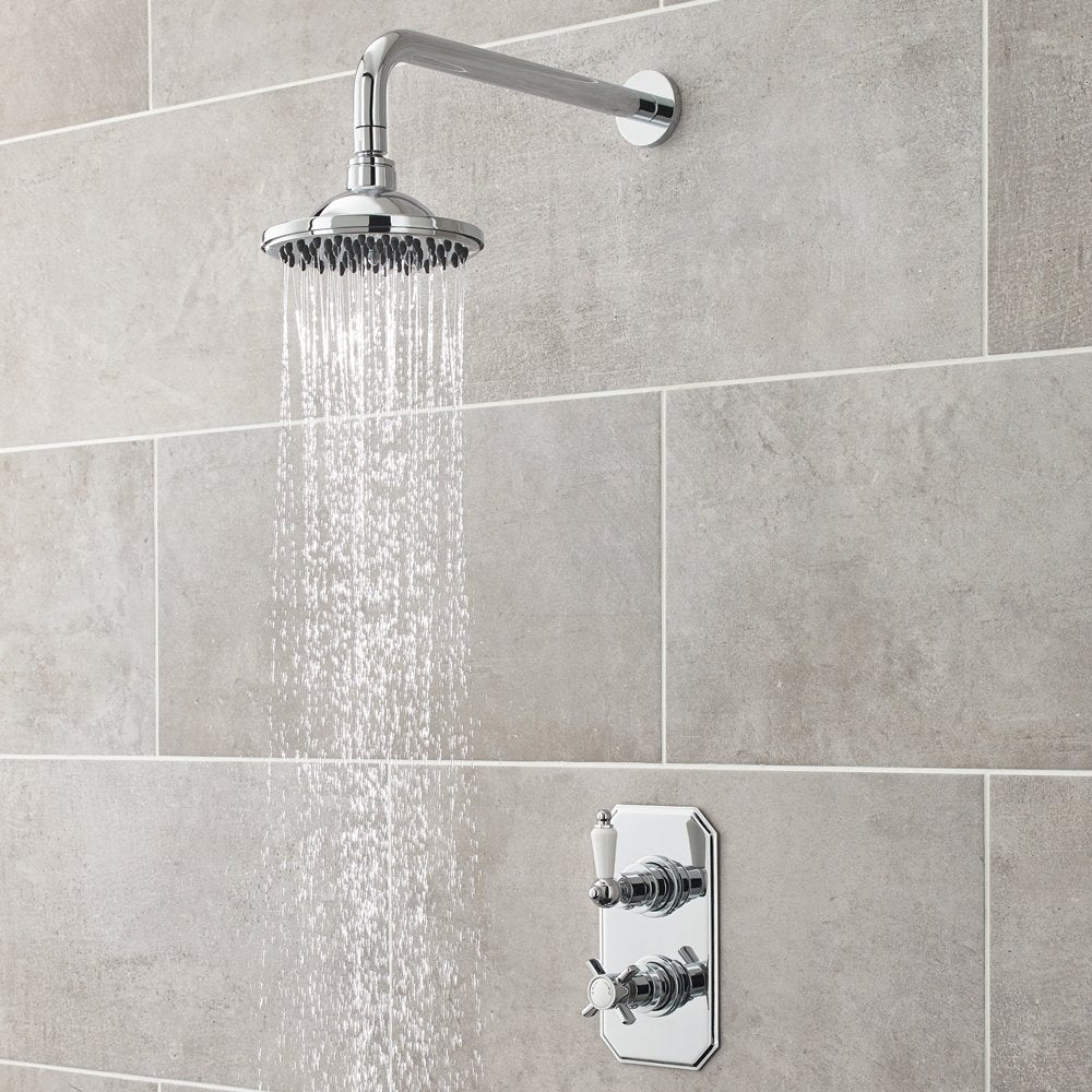 Nuie Edwardian Twin Thermostatic Shower Valve - A3033