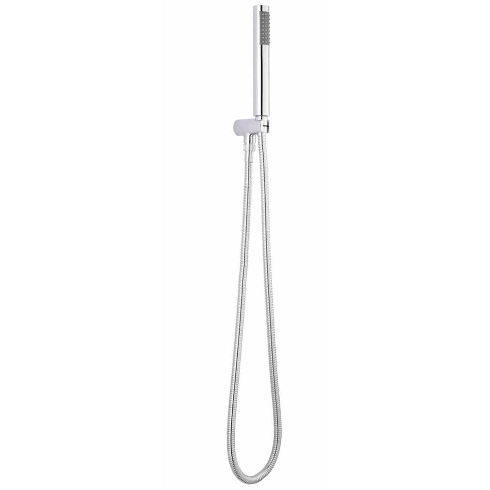 Hudson Reed Round Outlet Elbow with Parking Bracket, Flex and Handset - A3263