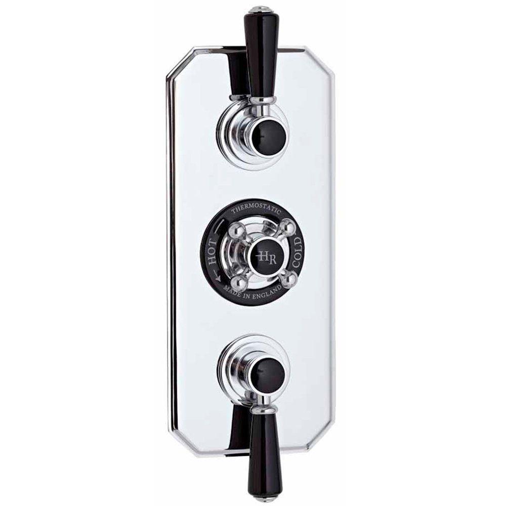 Hudson Reed Black Topaz Concealed Thermostatic Shower Valve & Diverter -BTSVT005