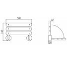 hudson-reed-shower-seat-chrome-hinges---la371-