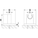 nuie-square-wall-bracket---a3794-