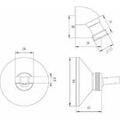 nuie-wall-bracket--elbow---a310a-