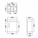 nuie-vault-wall-hung-400mm-cloakroom-cabinet--basin---nvx182-