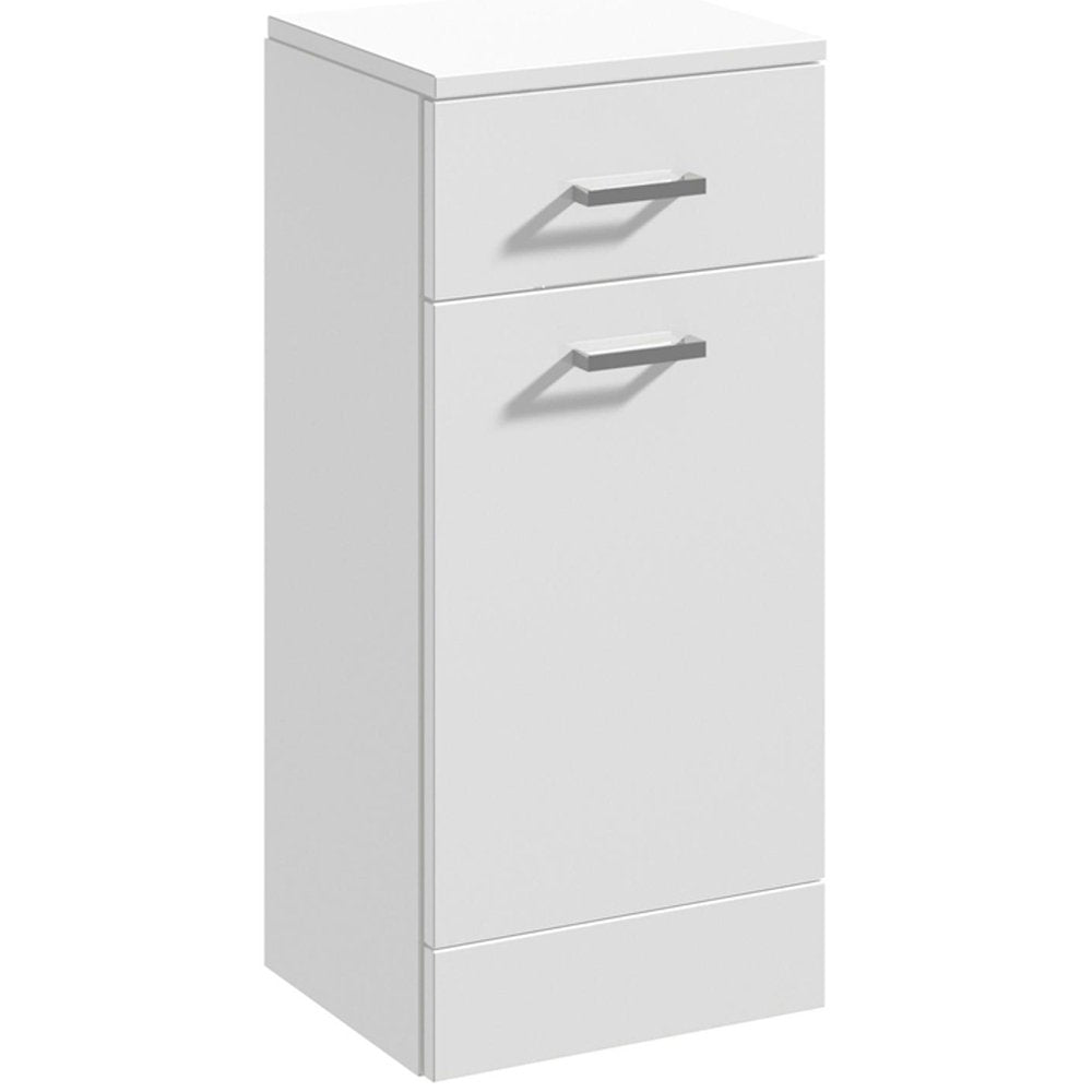 Nuie Mayford Gloss White 350x330mm Laundry Basket - PRC154