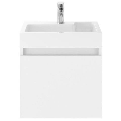 Nuie Merit Wall Hung 500mm Cabinet & Basin - MER001
