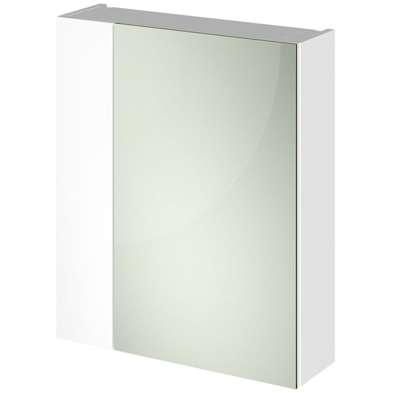 Gloss 600mm 75/25 Mirror Unit by Hudson Reed and Nuie Athena Collection