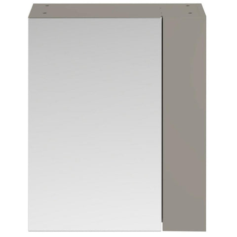 Nuie Athena Stone Grey 600mm Mirror Unit 75/25 - MOC524