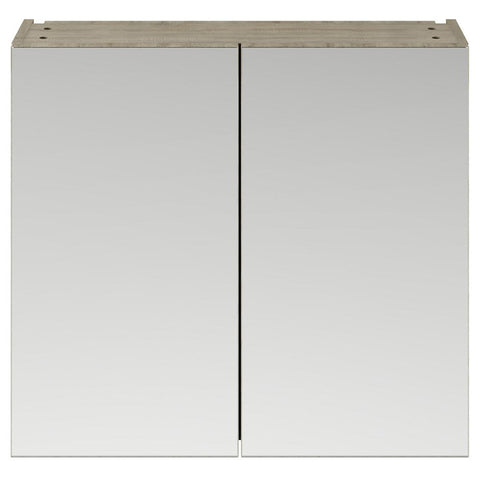 Nuie Athena Driftwood 800mm Mirror Unit 50/50 - OFF219