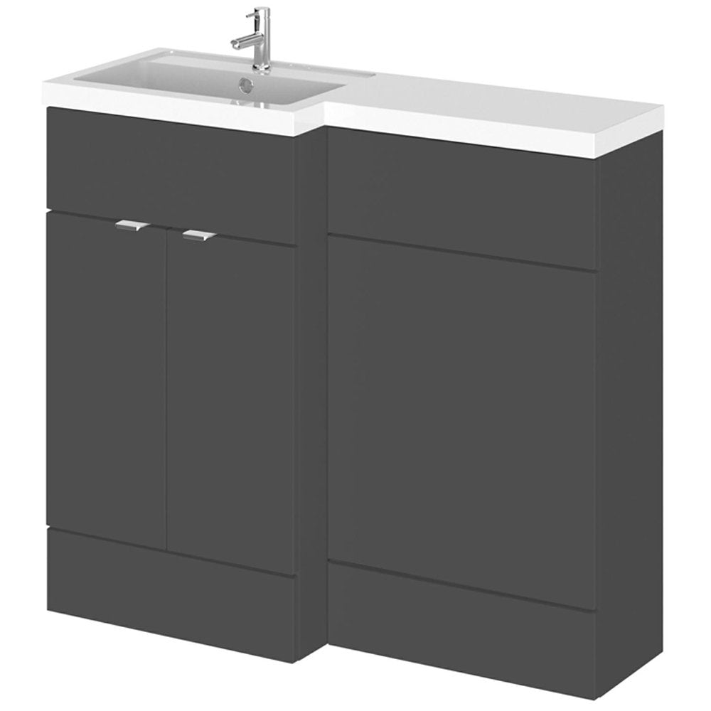Hudson Reed Fusion 1000mm Left Hand Basin and WC Combination Unit