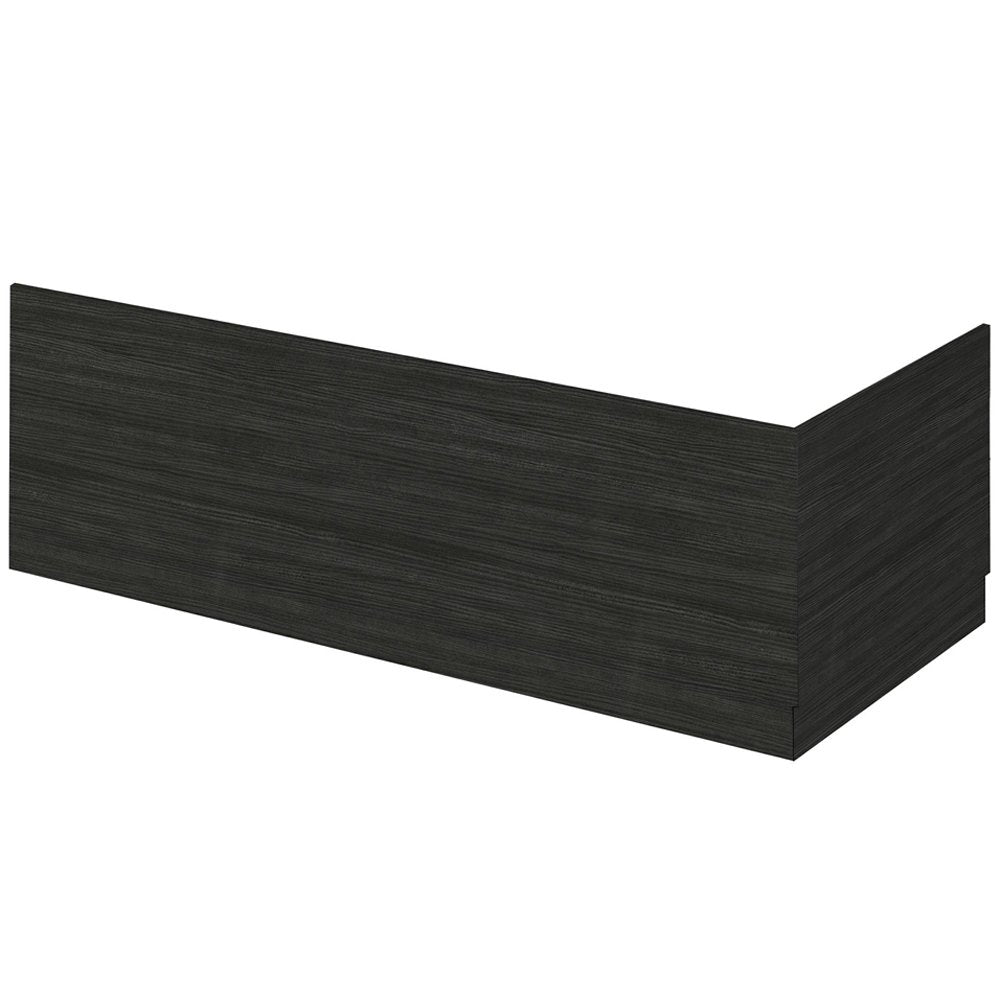 Hudson Reed Fusion Hacienda Black 700mm Bath End Panel & Plinth - OFF670